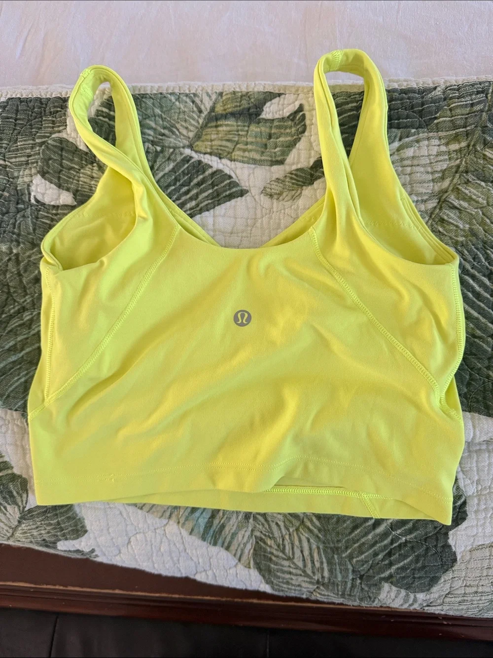 lululemon athletica Neon Yellow Tank Top